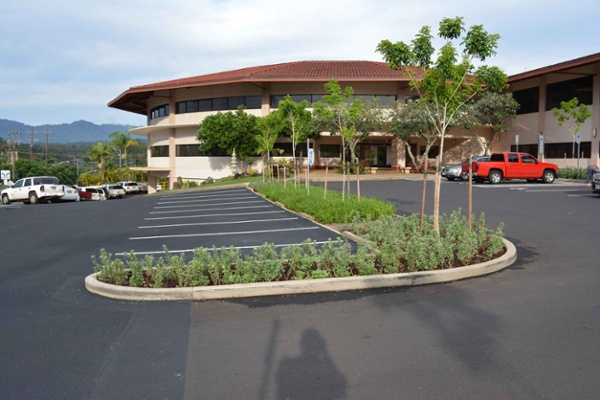 lihue civic center landscaping in kauai, hi