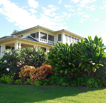 kauai rental property landscaping hanapepe hi