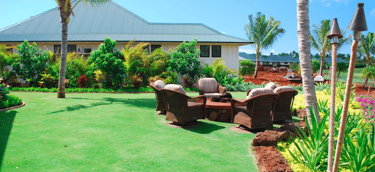 Kauai lawns require a regular fertilizer program throughout the year